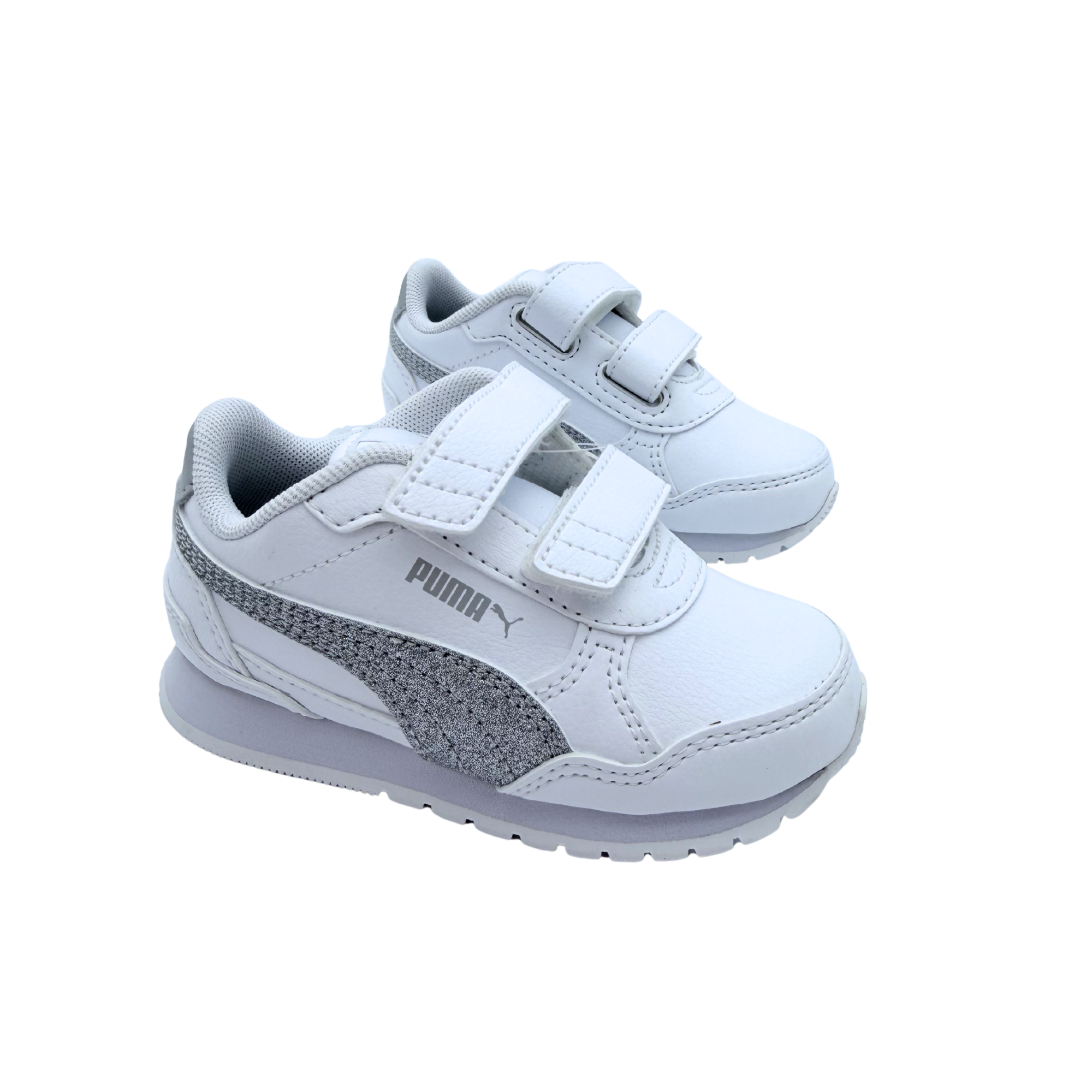Baskets blanches à scratch — 22