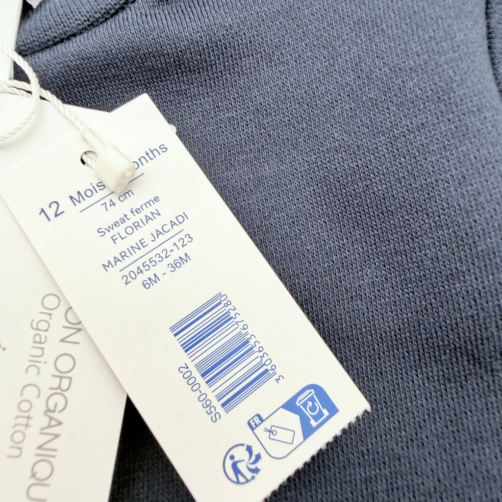 Sweat enfant motif trophée bleu marine - 12 mois&nbsp;