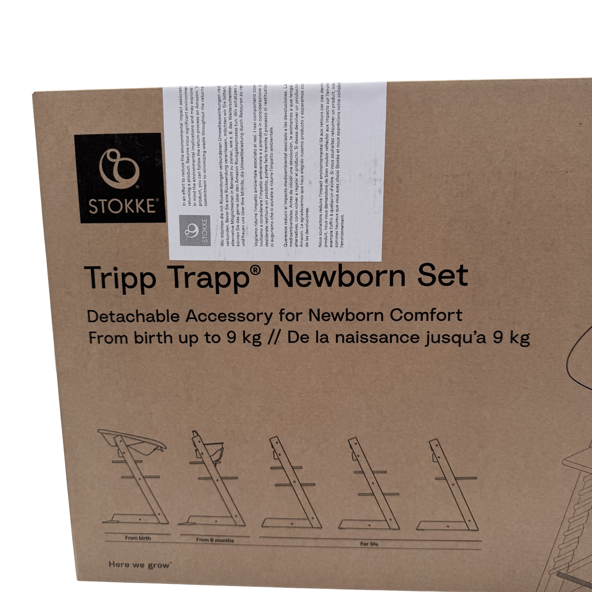Tripp Trapp Newborn Set gris