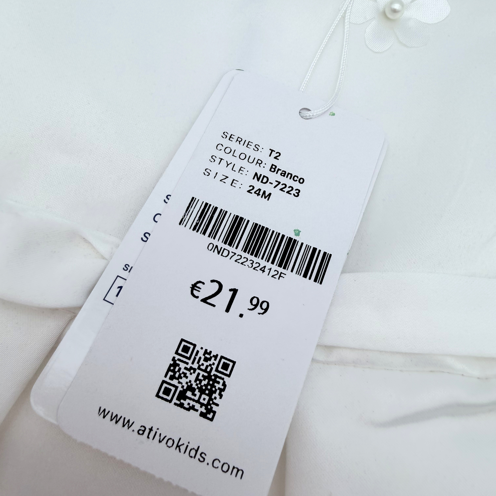 Robe bébé blanche cérémonie — 24 mois