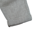 Pantalon en coton et lin coloris naturel - 12 mois