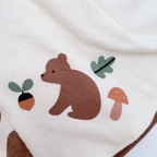 Lot de 3 bavoirs bandana forêt – Taille unique