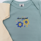 Lot de 3 bodies fleuris — 12 mois