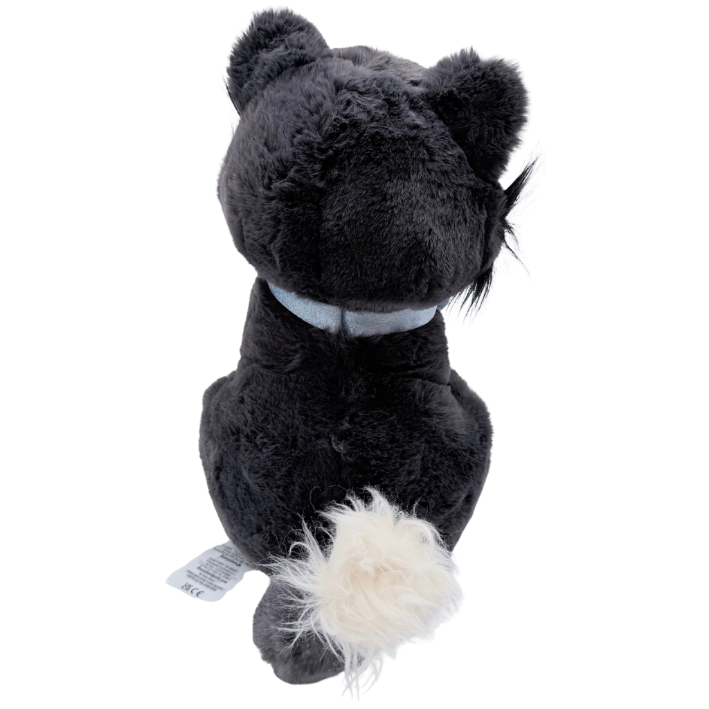Peluche Figaro avec grand nœud bleu – 30 cm