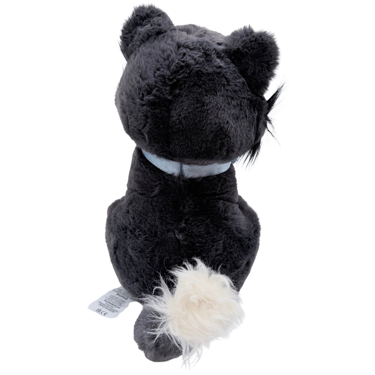 Peluche Figaro avec grand nœud bleu – 30 cm