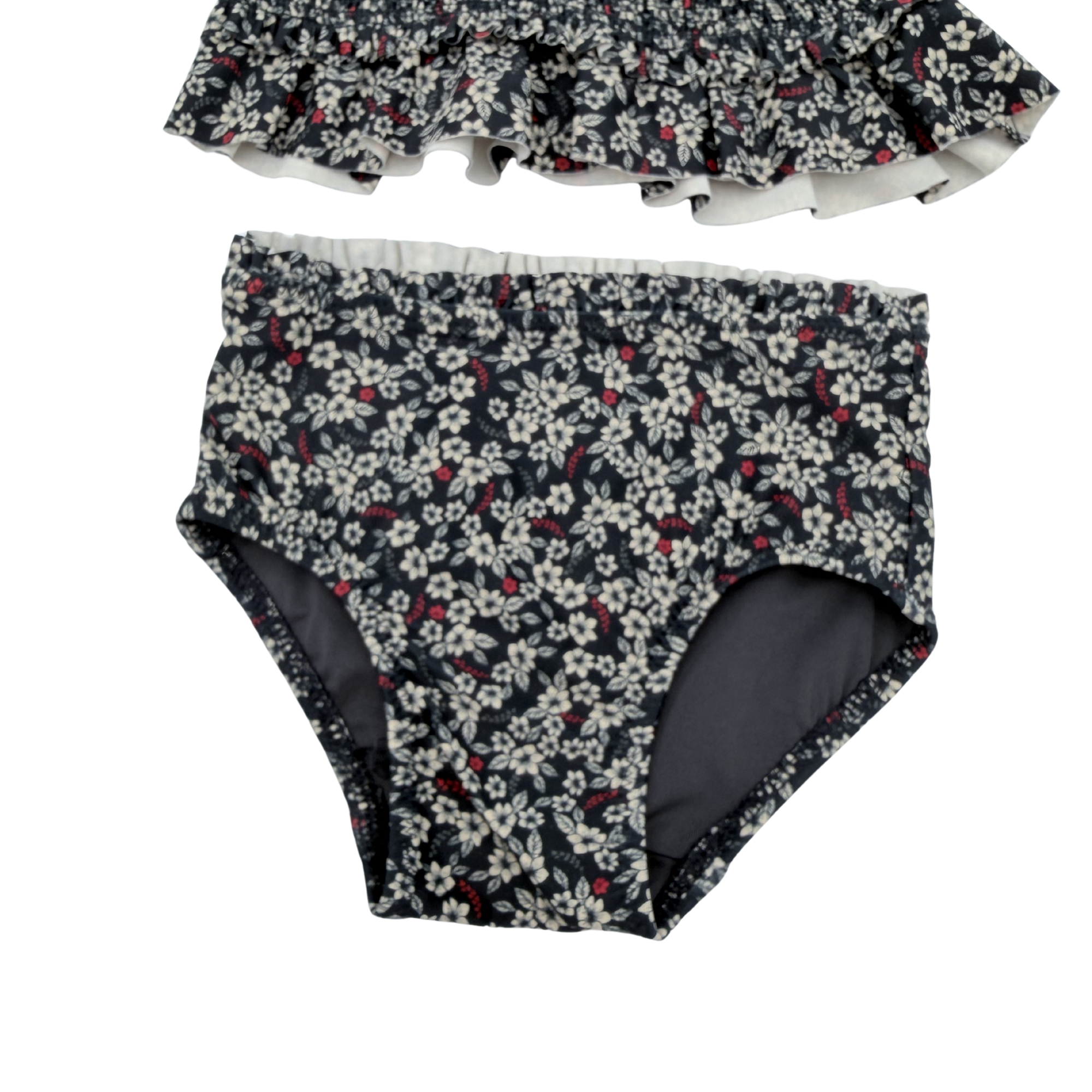 Maillot de bain fleuri 2 pièces — 9 mois