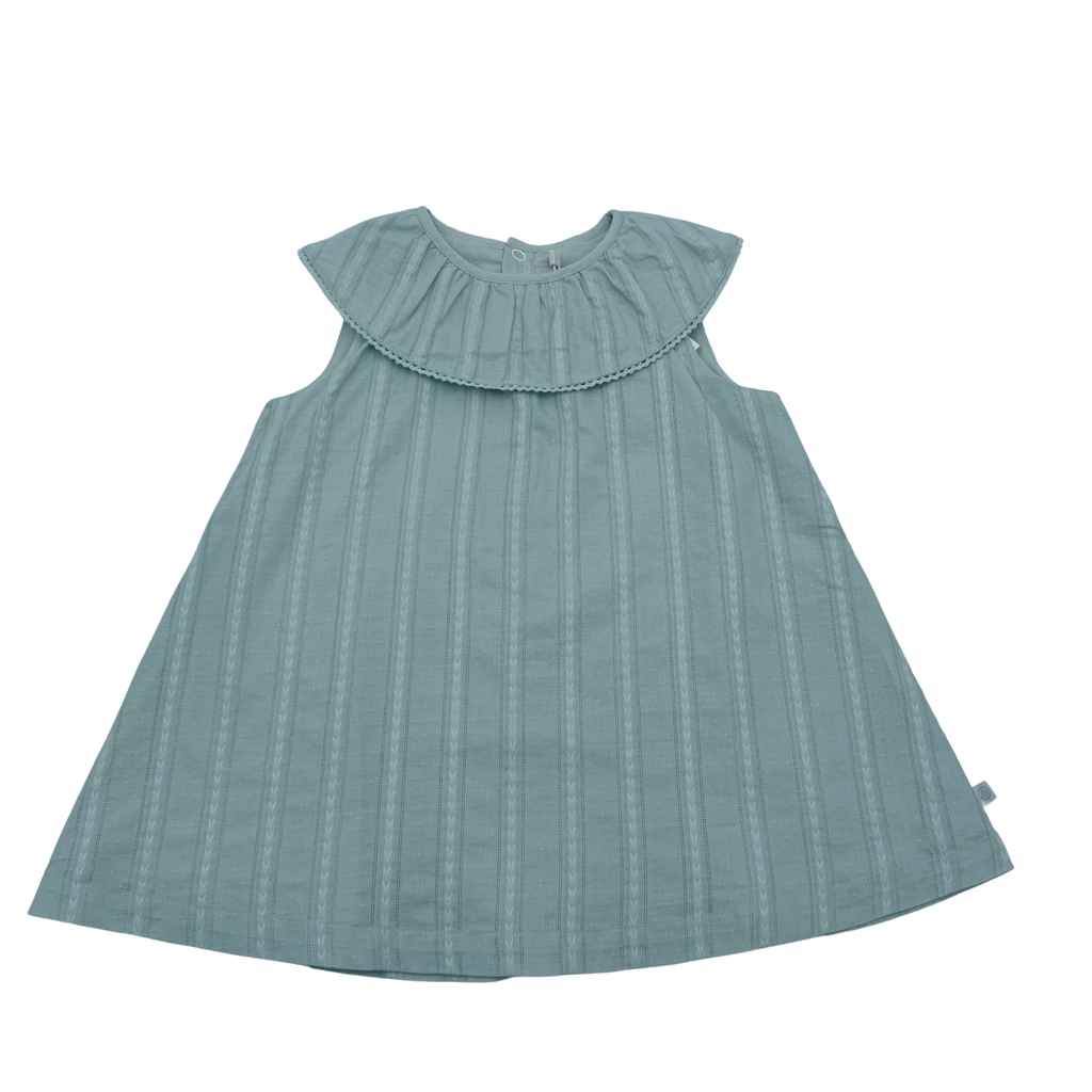 Robe sans manches à col volant – 18 mois