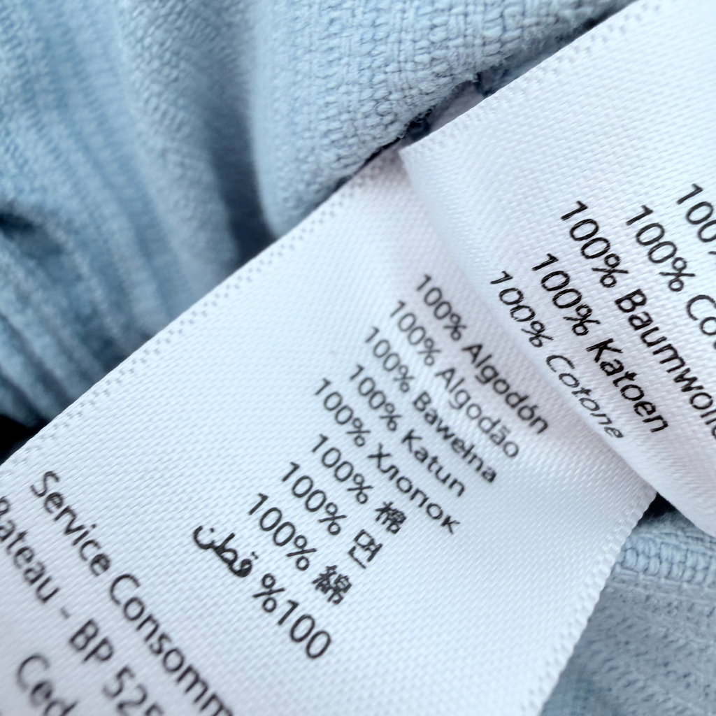 Combinaison bébé en velours côtelé bleu - 12 mois