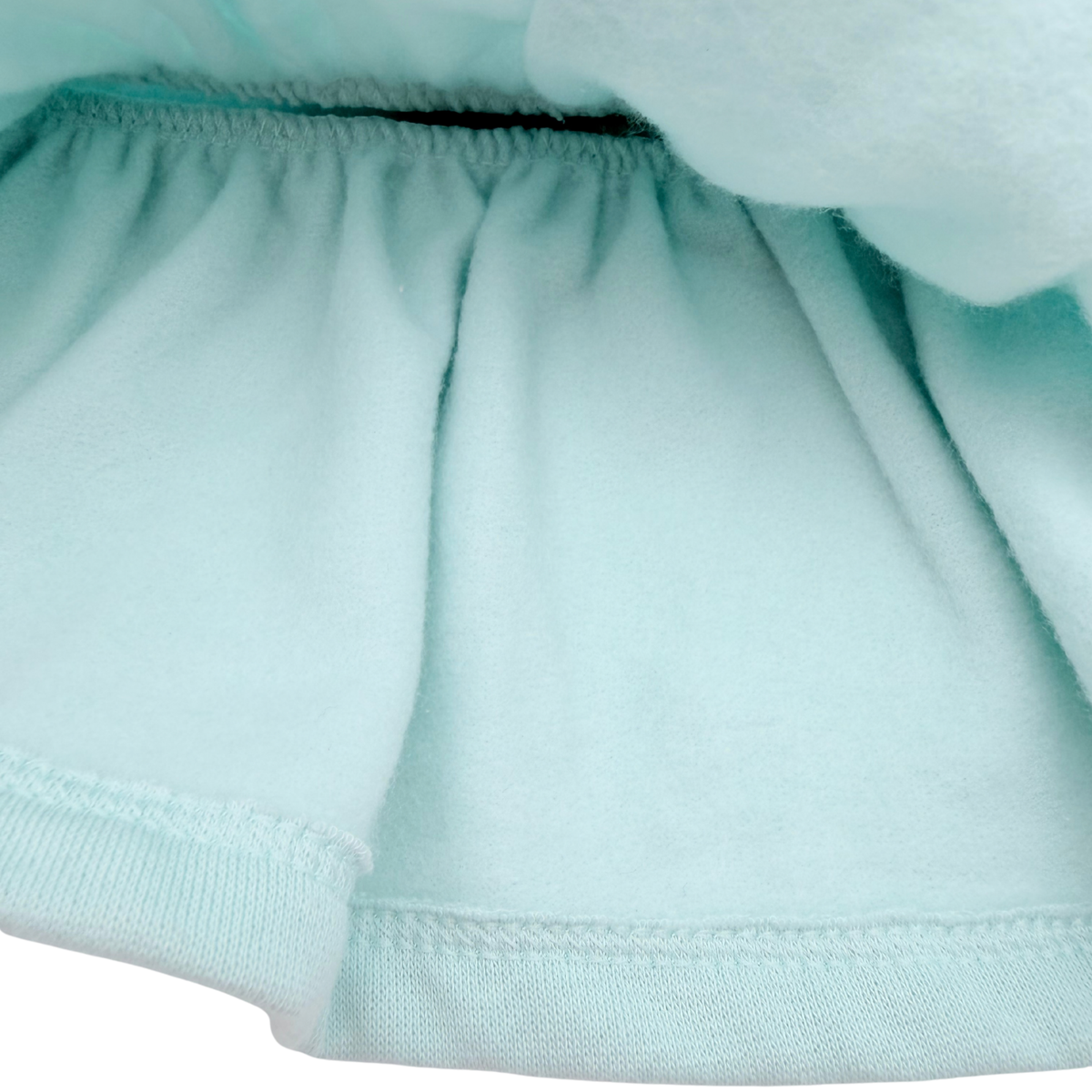Robe sweat bébé vert d’eau motif Stitch - 3-6 mois