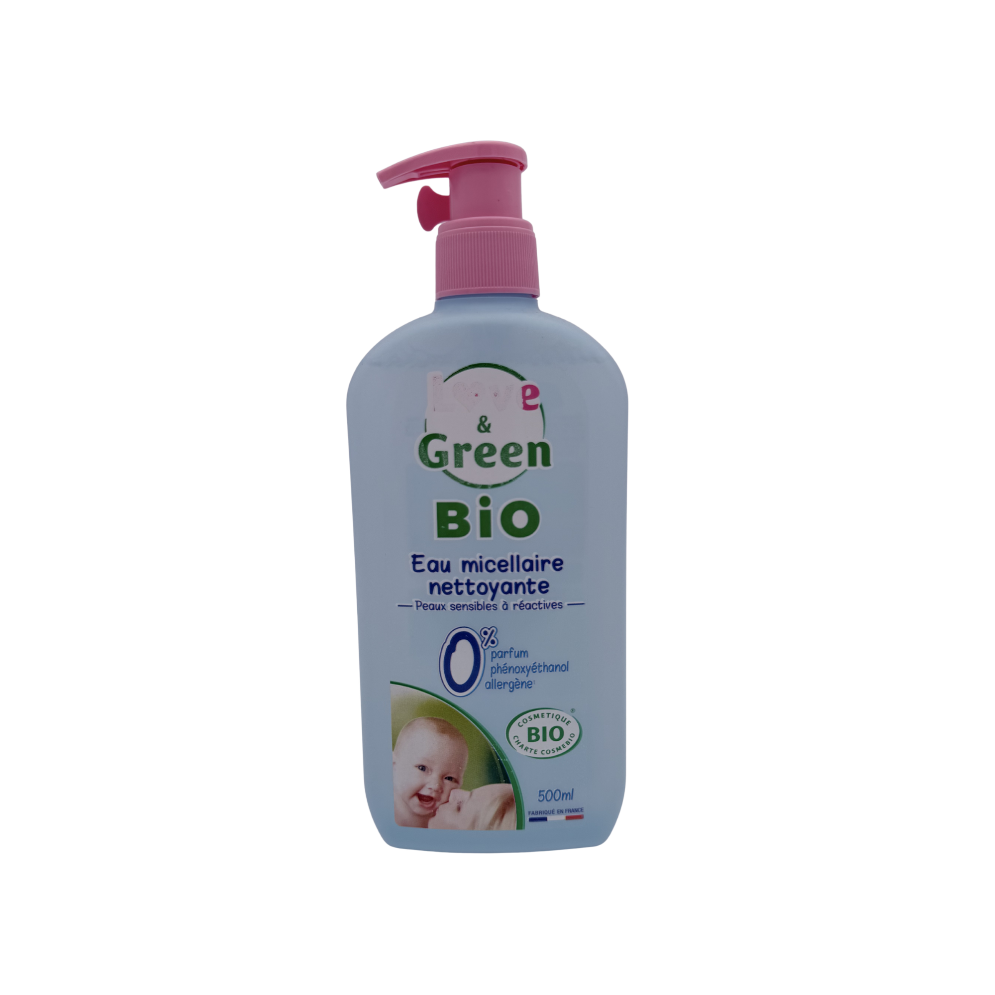 Eau micellaire nettoyante Bio — 500 ml