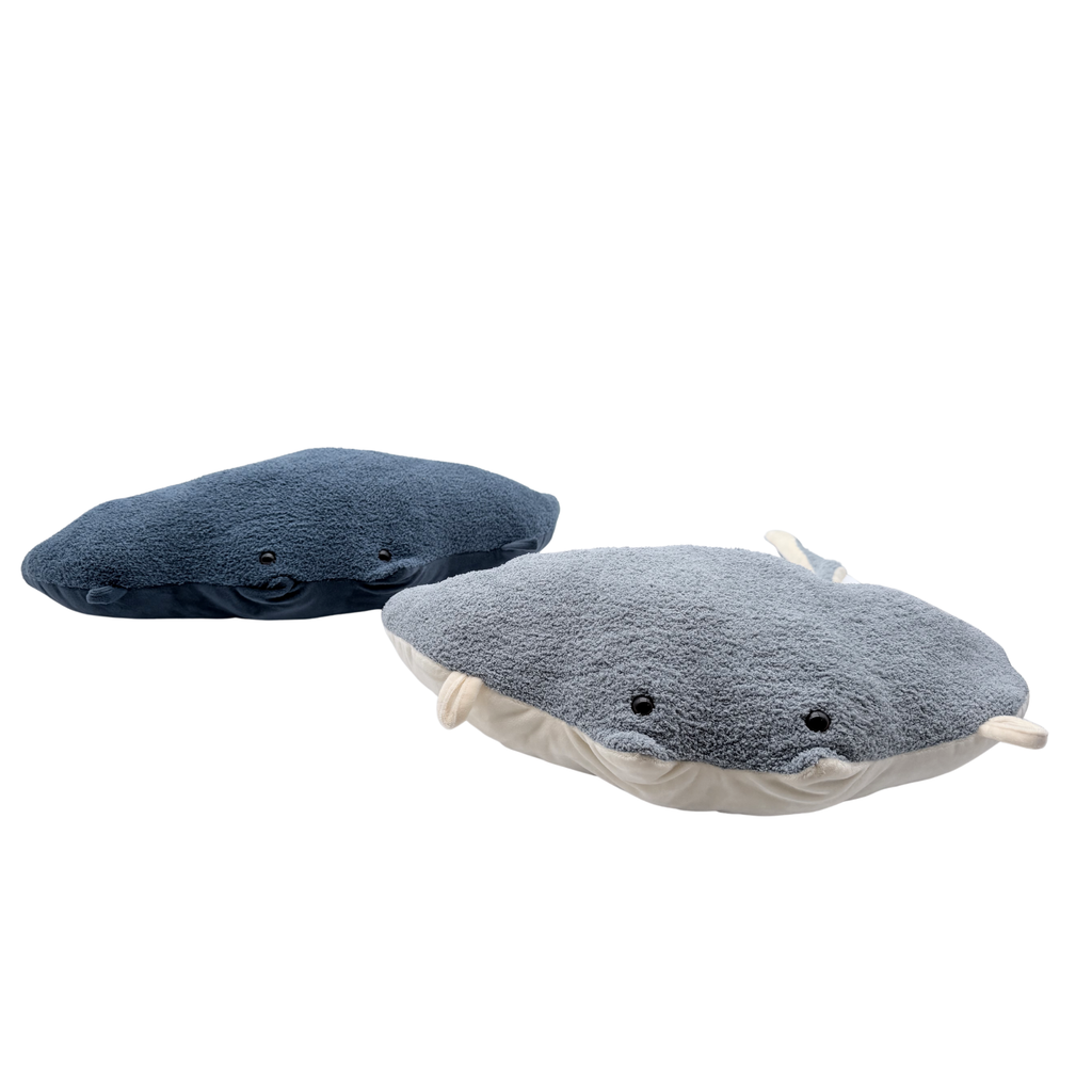 Lot de 2 peluches Manta Raie — 59 × 65 × 11 cm
