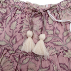 Short fleuri vieux rose — 9 mois