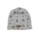 Bonnet blanc imprimé Sloeberry — 3-6 mois