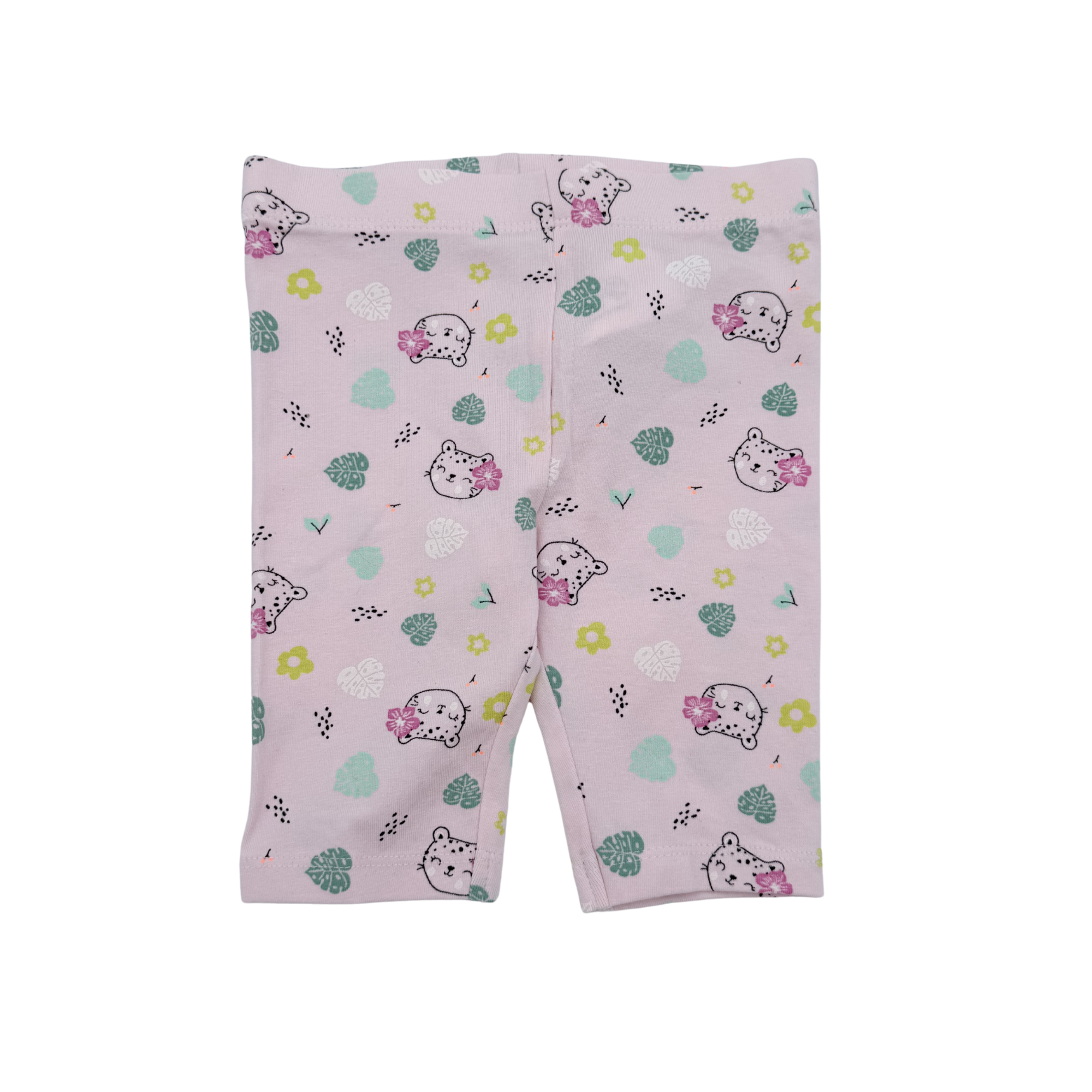 Legging court imprimé animaux et feuillage — 12 mois