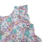 Ensemble robe fleurie et bloomer — 24 mois