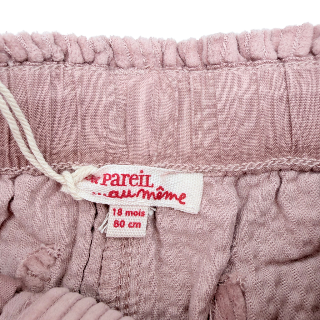 Pantalon rose en velours côtelé - 18 mois&nbsp;