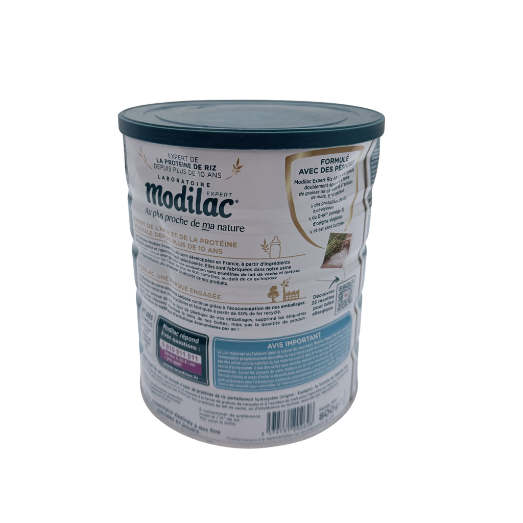 Lait infantile Modilac Expert Riz AR 2 — 800 g