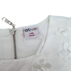 Robe bébé blanche cérémonie — 24 mois