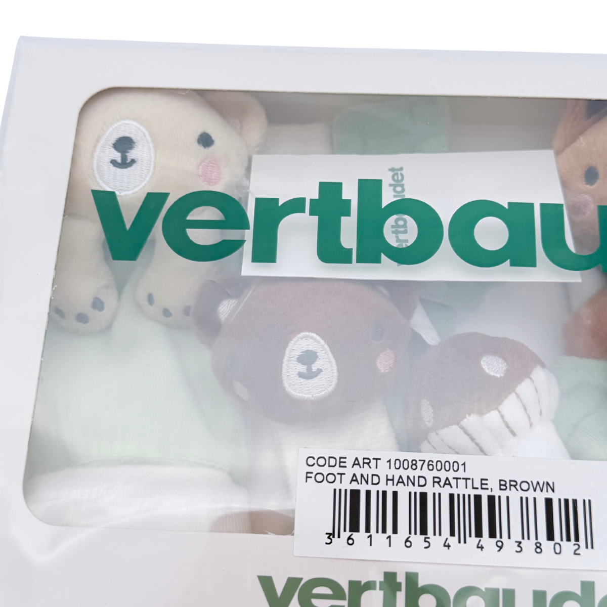 Hochets pour mains et pieds bébé avec grelots