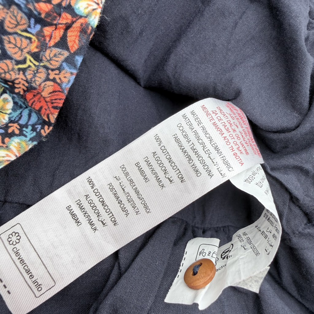 Ensemble robe fleurie et bloomer — 18 mois