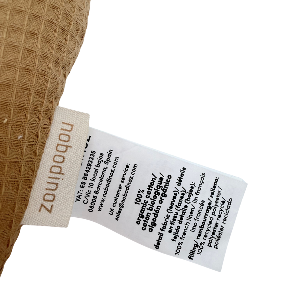 Hochet bébé en coton biologique en forme de carotte