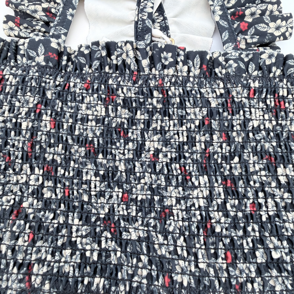 Maillot de bain fleuri 2 pièces — 9 mois