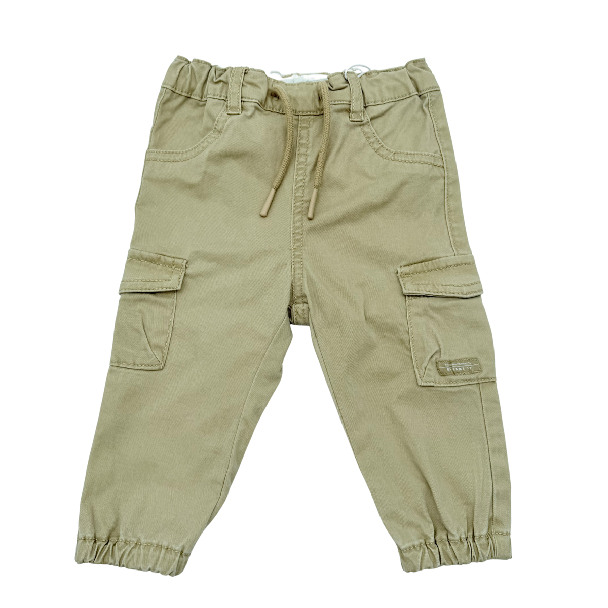 Pantalon beige style cargo - 4-6 mois