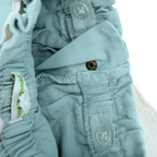 Short vert d’eau avec ceinture à nouer — 2 ans