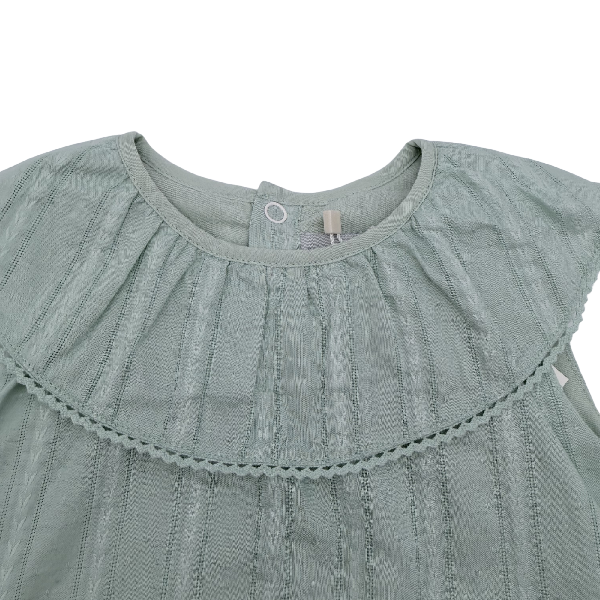Robe sans manches à col volant – 18 mois