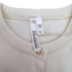 Gilet en maille écrue – 18 mois