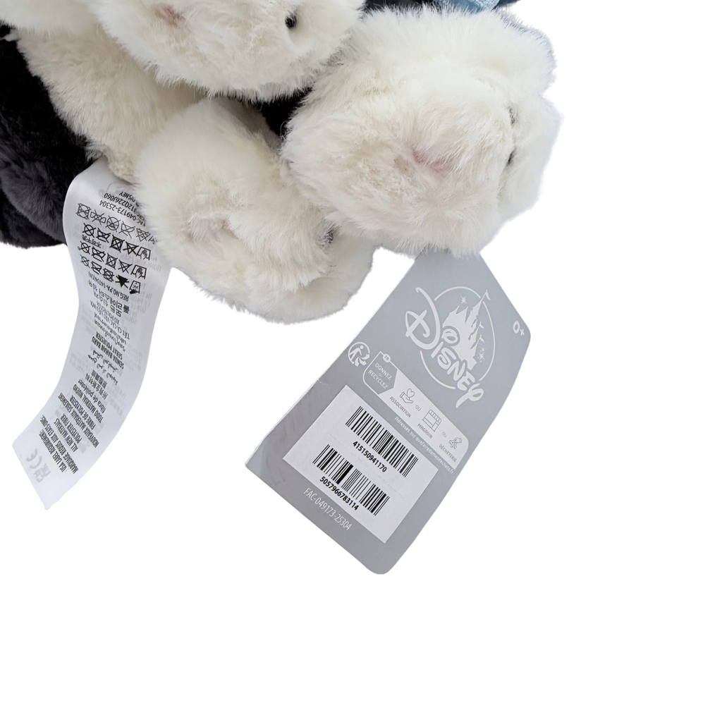 Peluche Figaro avec grand nœud bleu – 30 cm