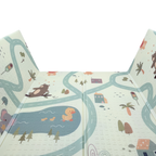 Tapis d'éveil pliable réversible – 155 x 175 cm