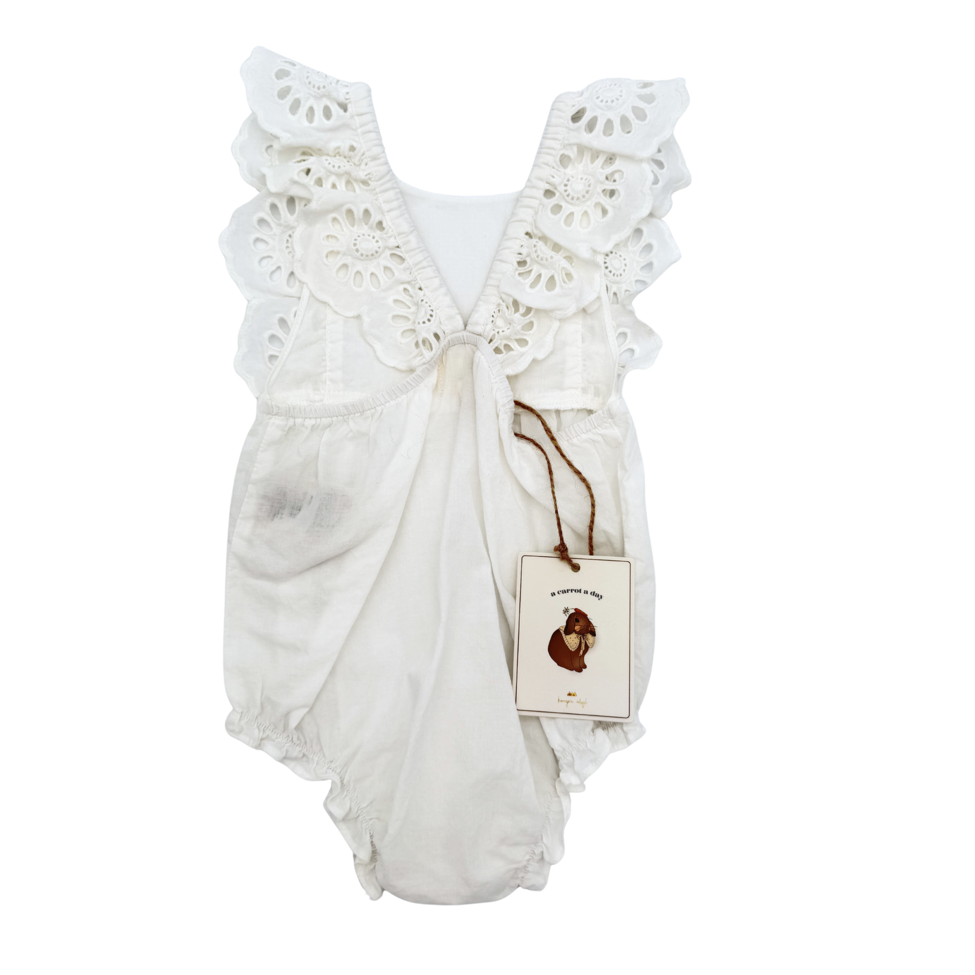 Barboteuse blanche — 9 mois