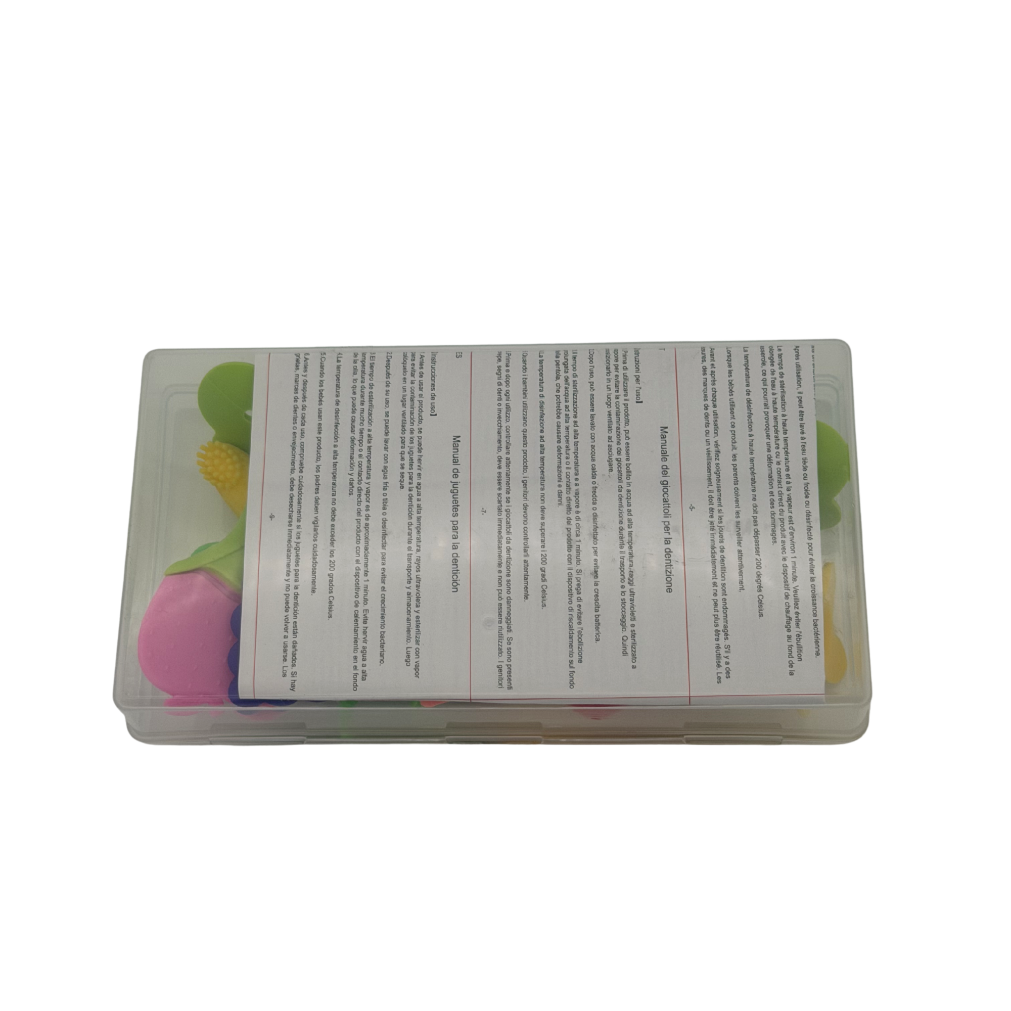 Lot de 7 jouets de dentition