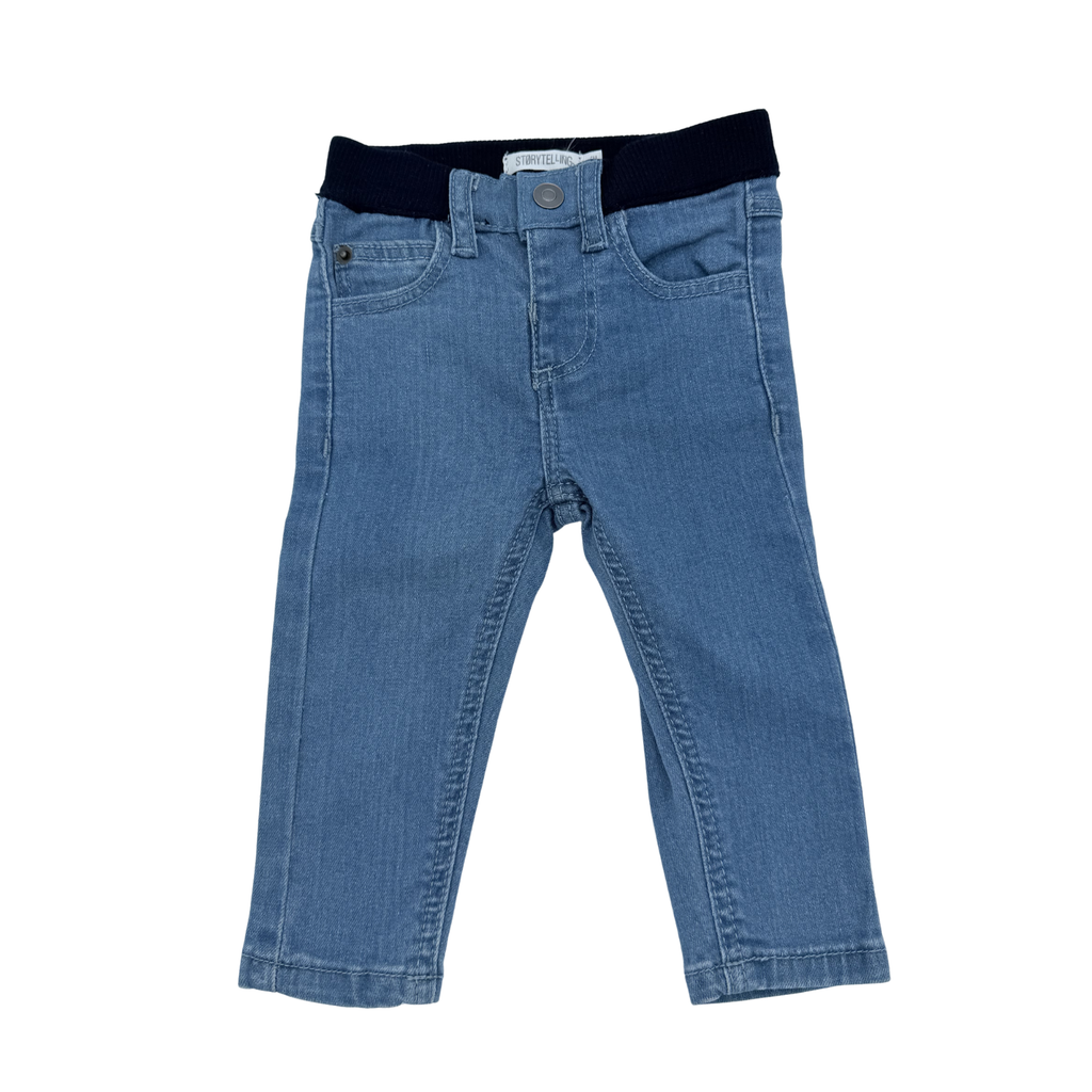 Jean slim denim - 6 mois