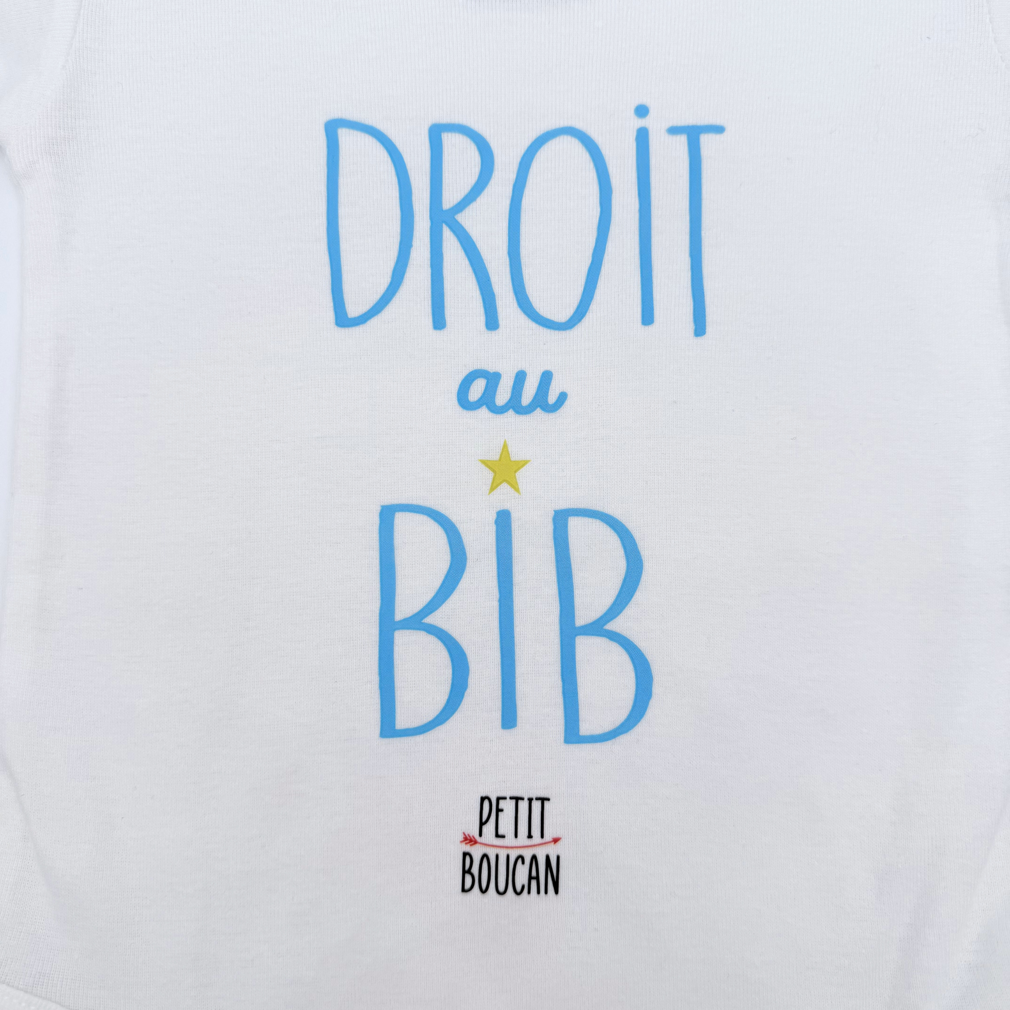 Body manches courtes "Droit au bib" — 12-18 mois