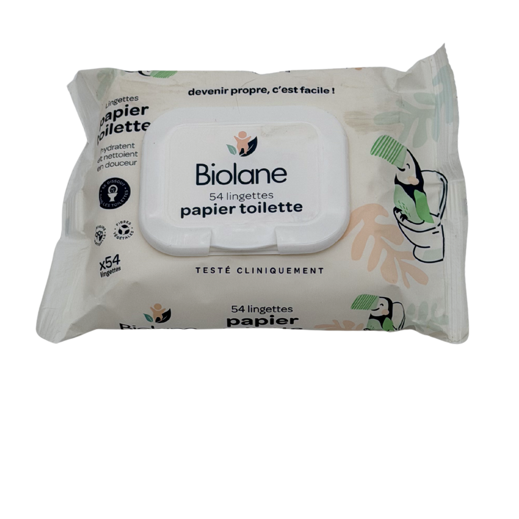 Paquet de 54 lingettes papier toilette