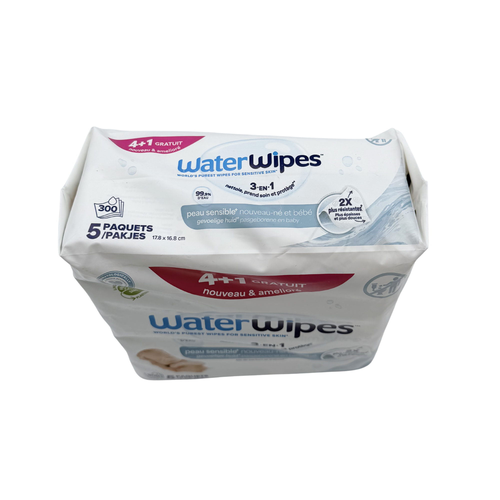 Lingettes bébé — Lot de 5 paquets