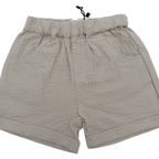 Short texturé beige — 2-3 ans