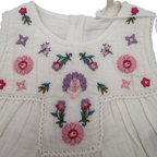 Blouse sans manches brodée — 6 mois