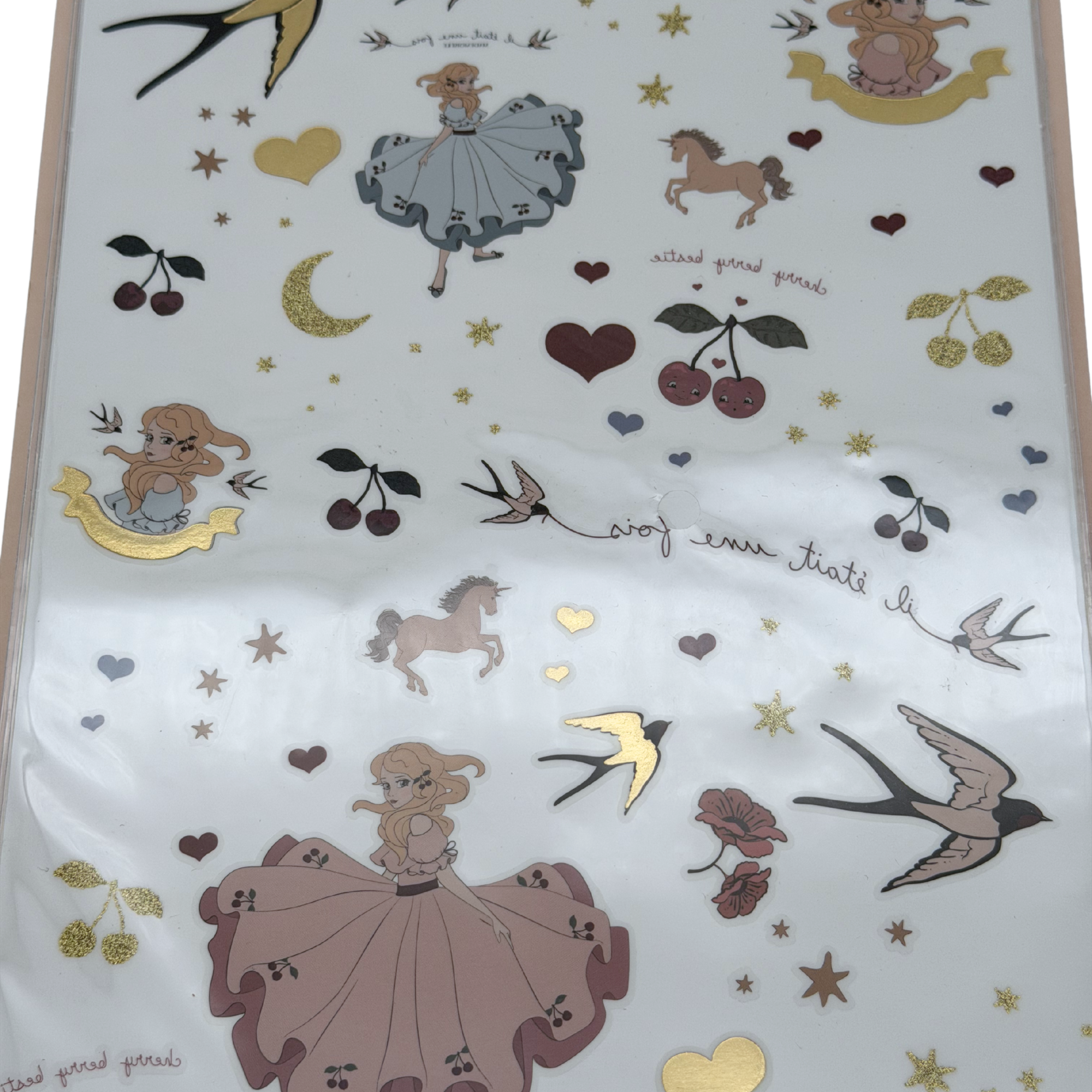 Set créatif stickers, strass & tatouages éphémères