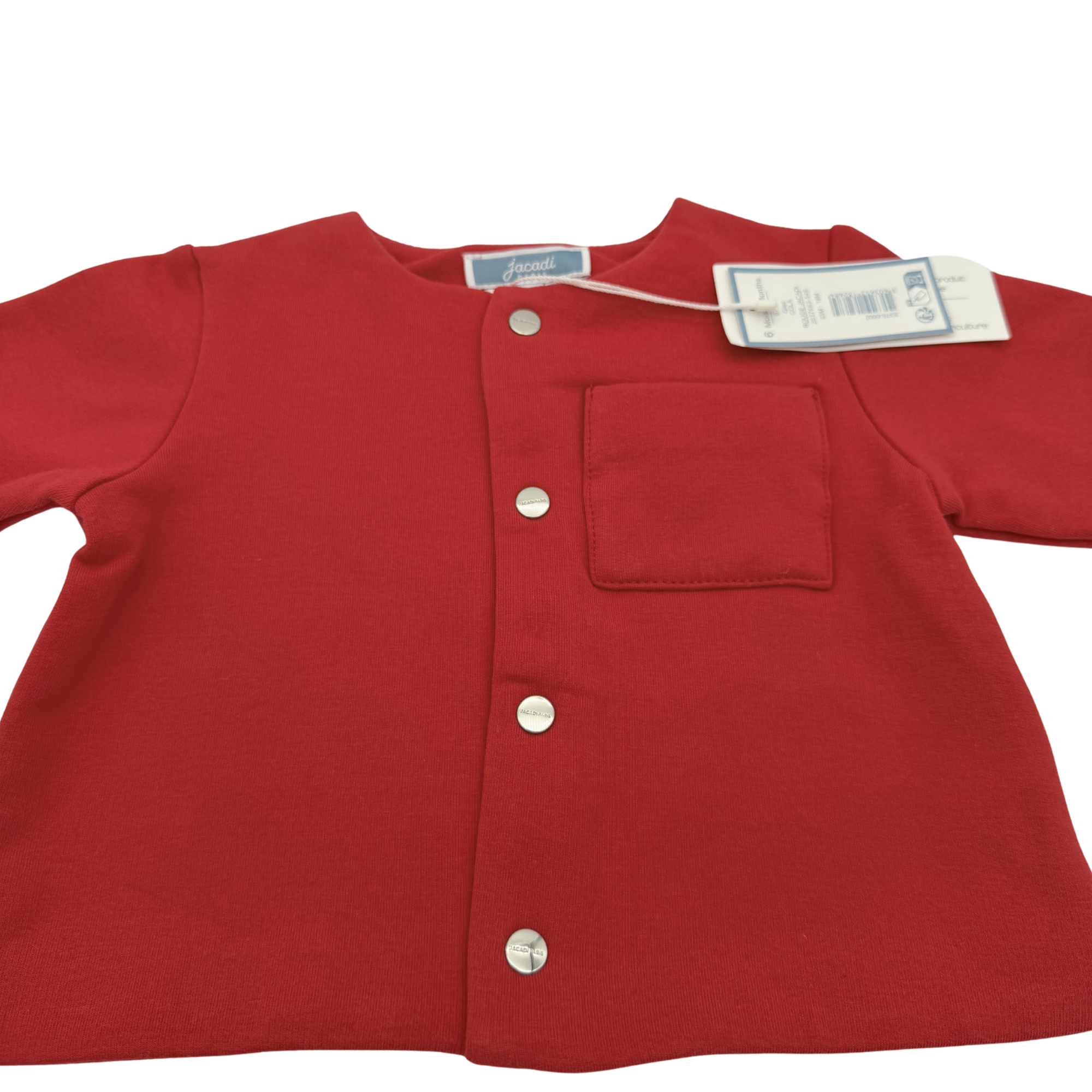 Gilet rouge — 6 mois
