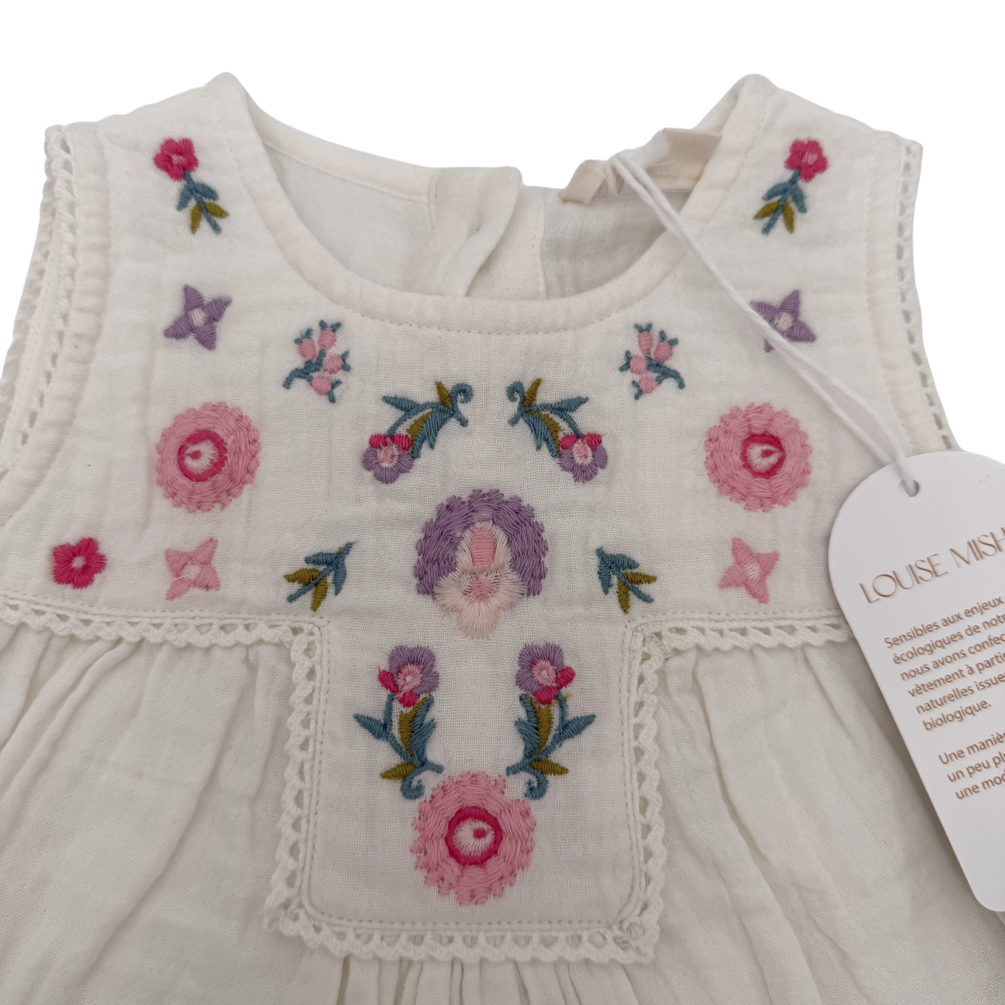 Blouse blanche — 12 mois