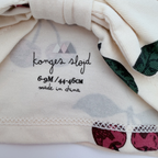 Lot de 2 bonnets bébé à nœud cerises — 6-9 mois