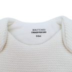Gigoteuse blanche en maille texturée TOG 3,5 - 0-6 mois