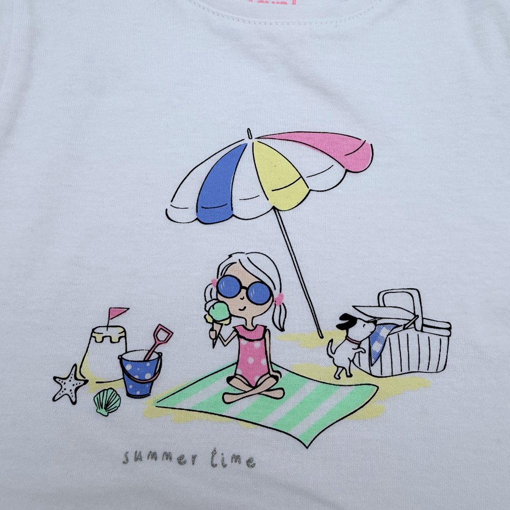 T-shirt bébé blanc été — 36 mois