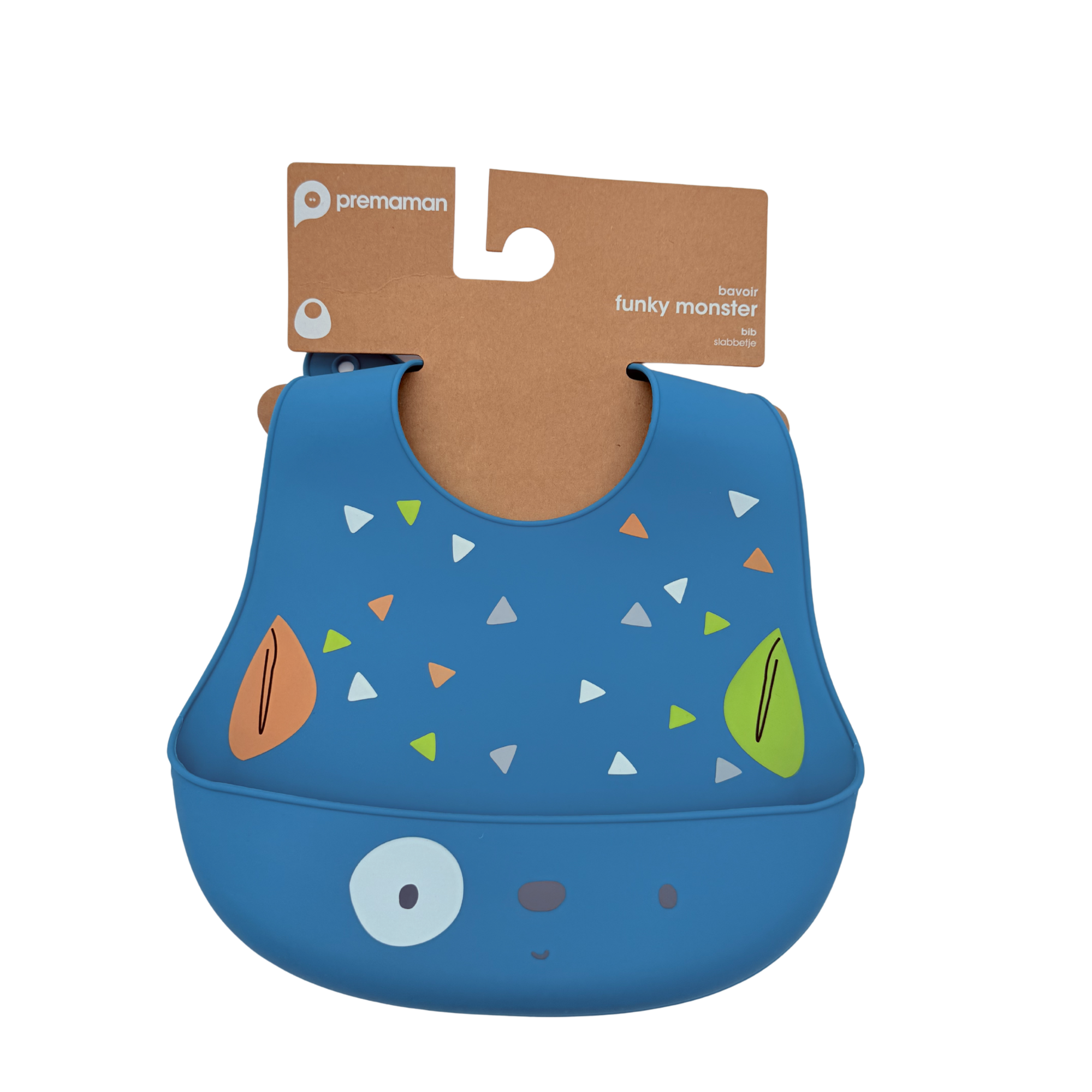 Bavoir silicone – modèle Funky Monster