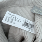 Legging maille côtelée beige chiné — 6 mois