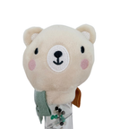 Hochet bâton de pluie ours en peluche Green forest