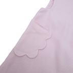 Robe velours rose pâle sans manches — 3 mois